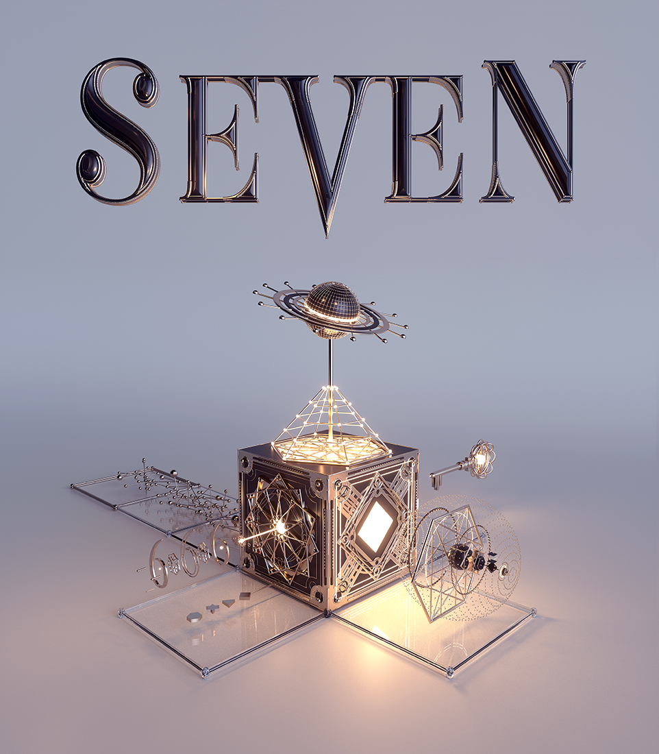Seven Saturn Cube