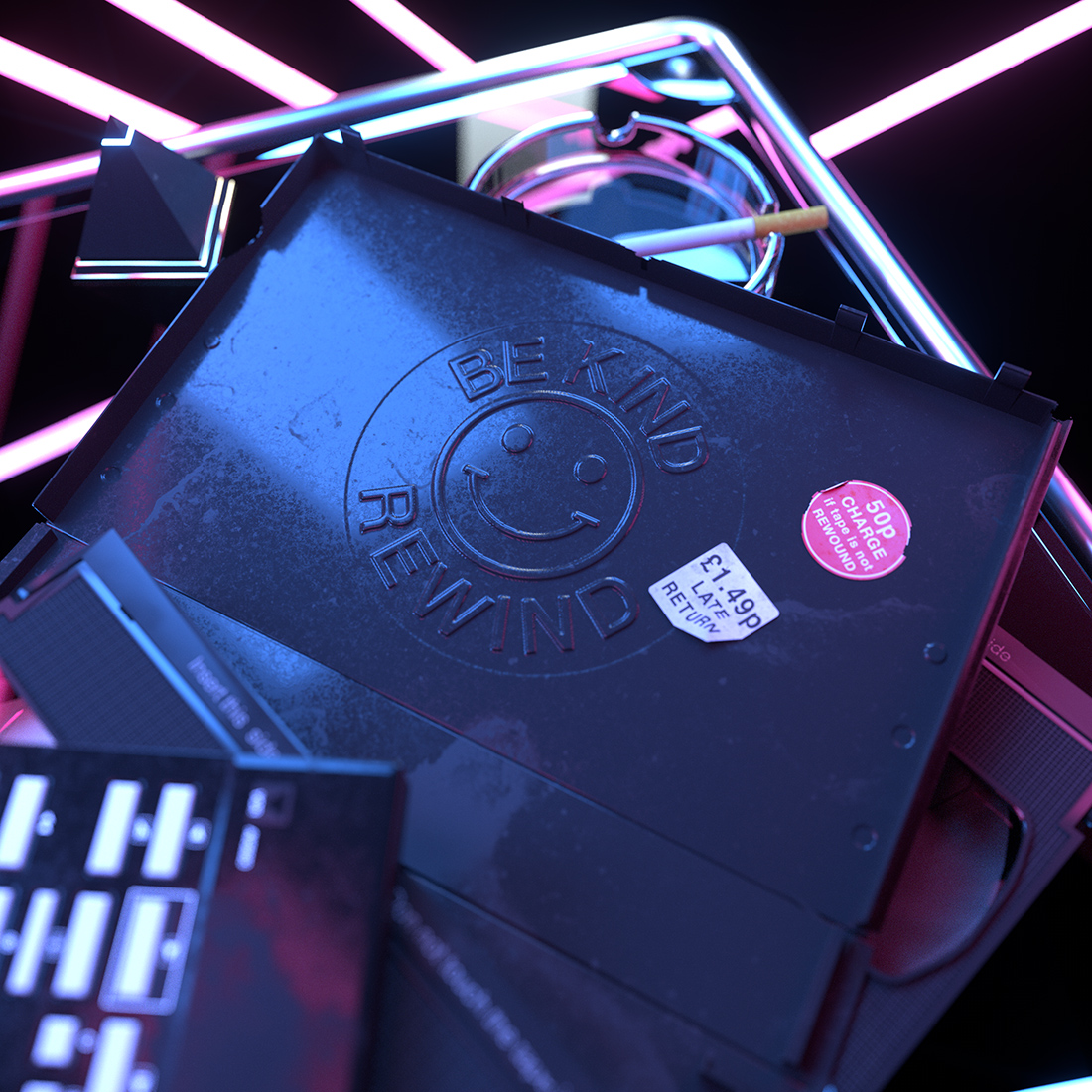 Be Kind Rewind ( 3d modelling and render)