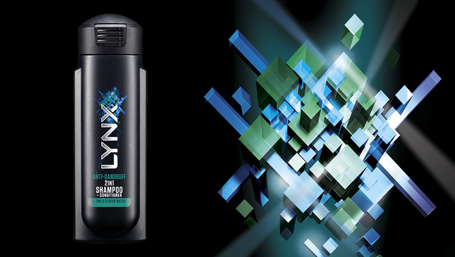 Lynx Shampoo - 3D Graphic abstract art