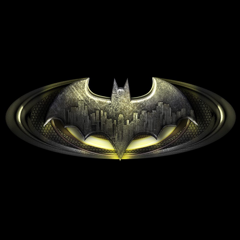 Batman Logo and illustration for Nightwalker novel